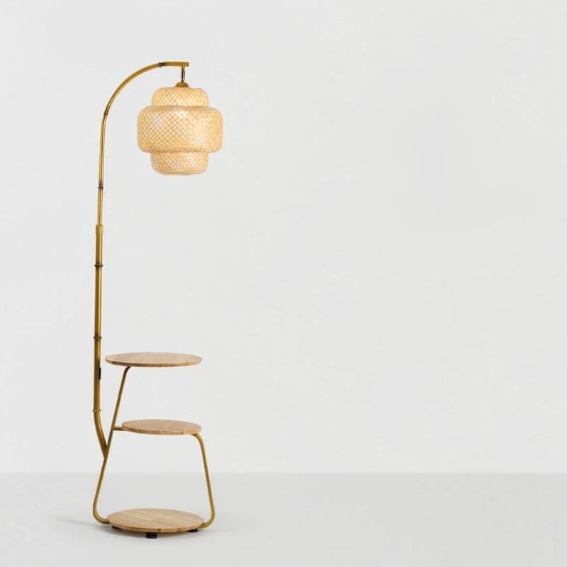 Velmirae Une | Integrated Shelf Floor Lamp - Detail View #2 | HomeCartel