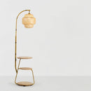 Velmirae Une | Integrated Shelf Floor Lamp