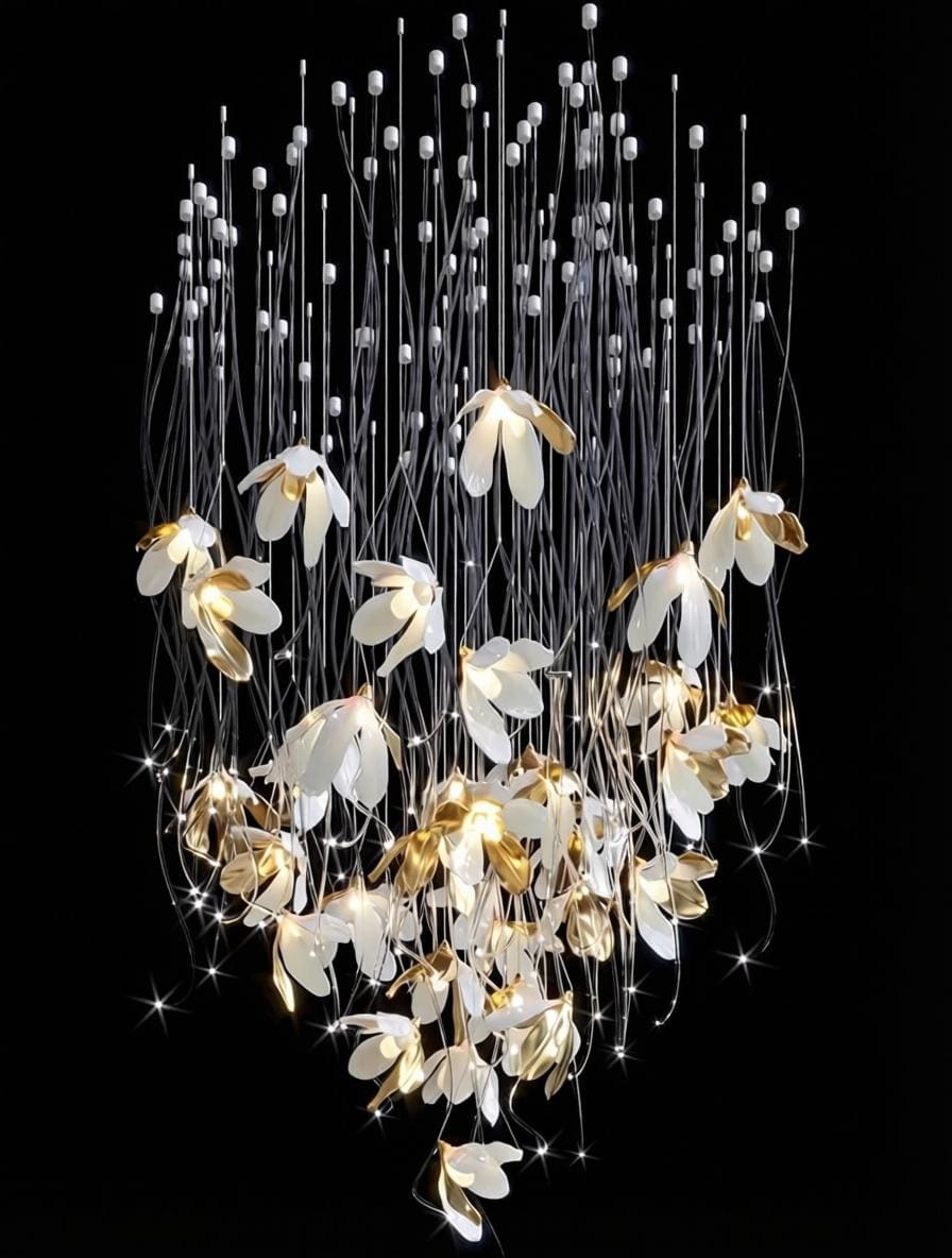 Orlunthe I Cluster Chandelier - Detail View #2 | HomeCartel