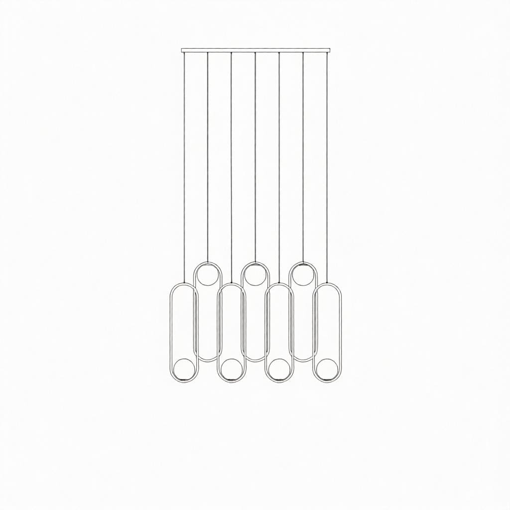 Gliese C | Linear Pendant Light - Detail View #9 | HomeCartel
