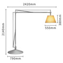 Quarvino | Floor Lamp Swing Arm - Home Cartel ®