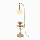 Halvessa | Integrated Shelf Floor Lamp