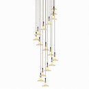 Havenfield | Wood Cluster Chandelier