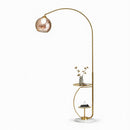 Florelle | Integrated Shelf Floor Lamp