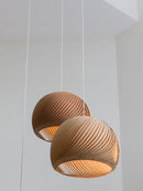 Lunieth C | Wood Pendant Light