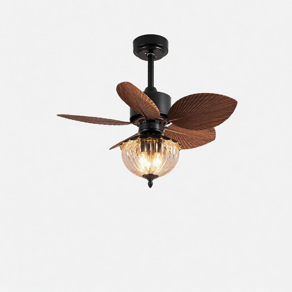 Ivora Deux | Outdoor Lighted Ceiling Fan - Detail View #2 | HomeCartel