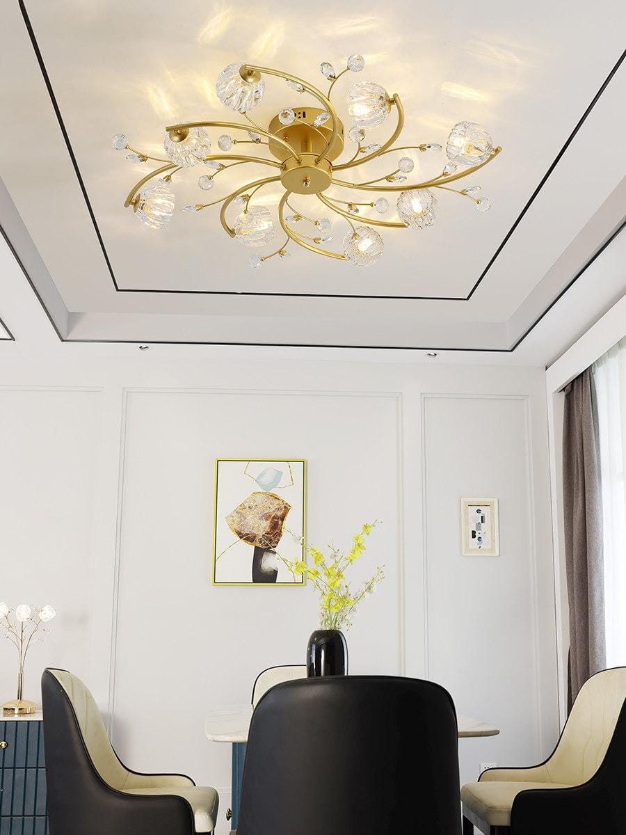 Dovynne | Semi Flush Mounted Light - Detail View #2 | HomeCartel