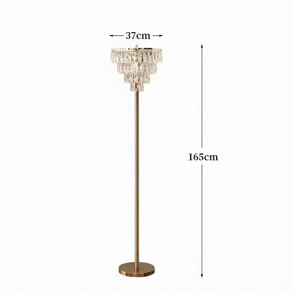 Revenis Une I Crystal Floor Lamp - Detail View #9 | HomeCartel