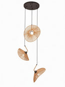 Halius | Rattan Cluster Chandelier