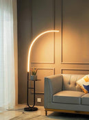 Cyravella | Integrated Shelf Floor Lamp