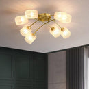 Vierris | Semi Flush Mounted Light