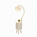 Elvonae | Integrated Shelf Floor Lamp