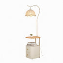 Glanora | Integrated Shelf Floor Lamp
