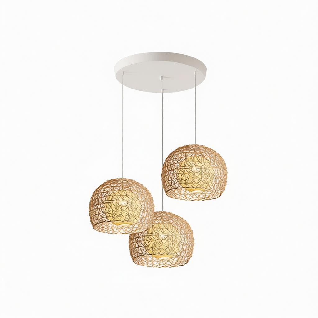 Fendriel B | Rattan Cluster Chandelier - Modern Cluster Chandelier | HomeCartel Philippines