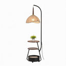 Soralith | Integrated Shelf Floor Lamp