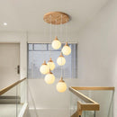 Illumena | Wood Cluster Chandelier