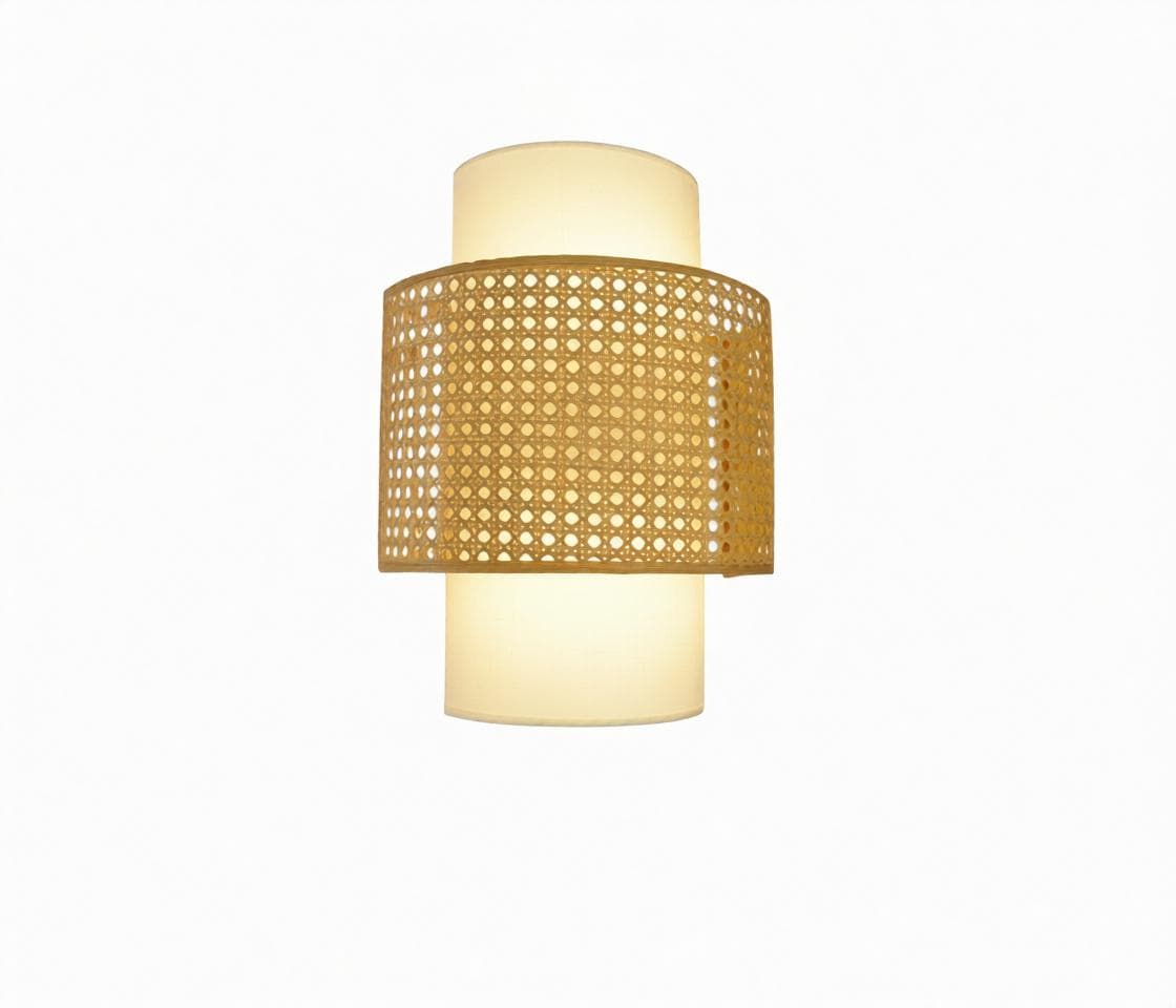 Iaelthas | Rattan Wall Light - Detail View #3 | HomeCartel