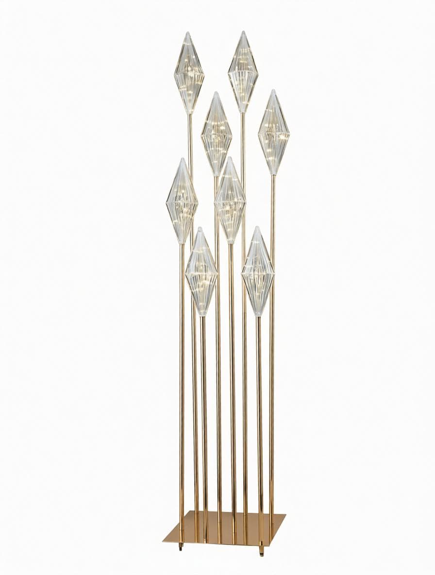 Olyndria I Crystal Floor Lamp