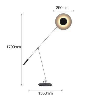 Lorvenza | Floor Lamp Swing Arm - Detail View #3 | HomeCartel