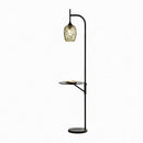 Riselune | Integrated Shelf Floor Lamp