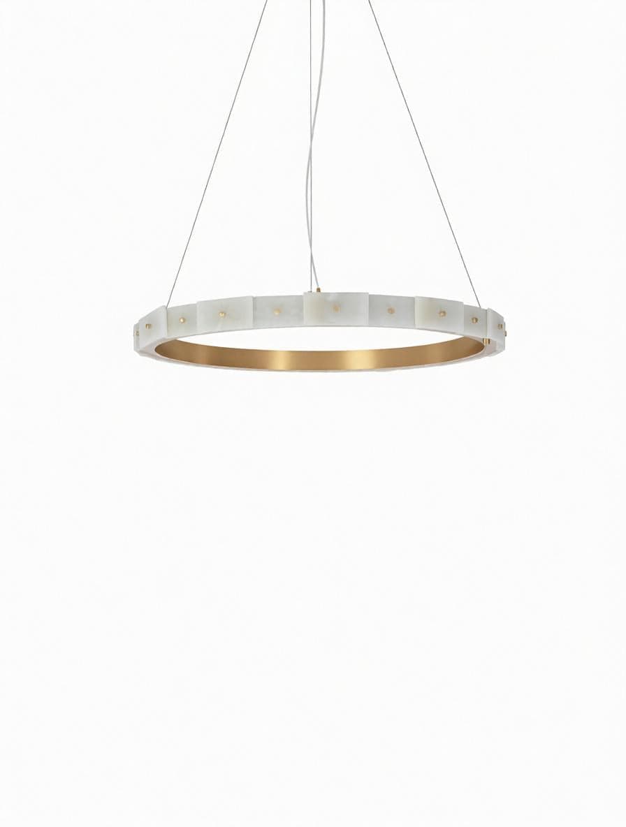 Prydorara | Alabaster Chandelier - Detail View #4 | HomeCartel