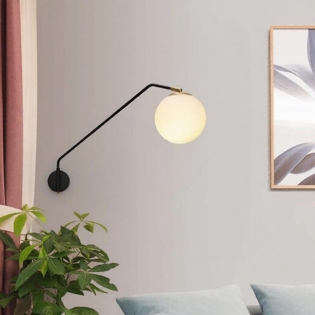 Nyselle Une | Wall Light Swing Arm - Detail View #3 | HomeCartel