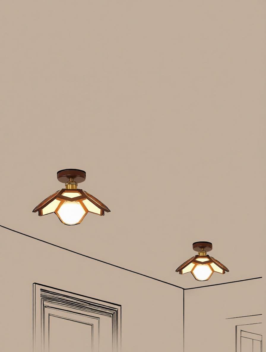 Quellis | Semi Flush Mounted Light - Detail View #3 | HomeCartel