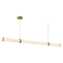Elynavora | Linear Alabaster Pendant Light