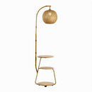 Velmirae Une | Integrated Shelf Floor Lamp