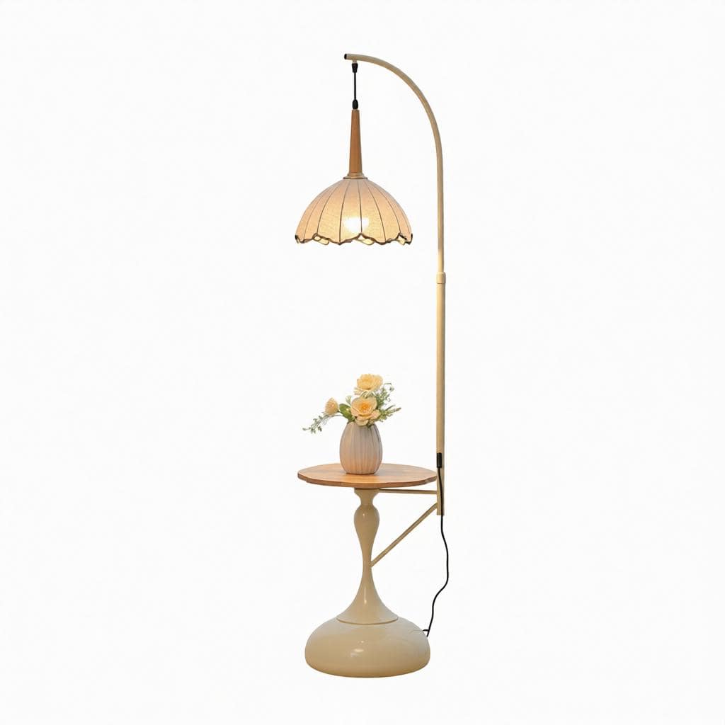 Halvessa | Integrated Shelf Floor Lamp