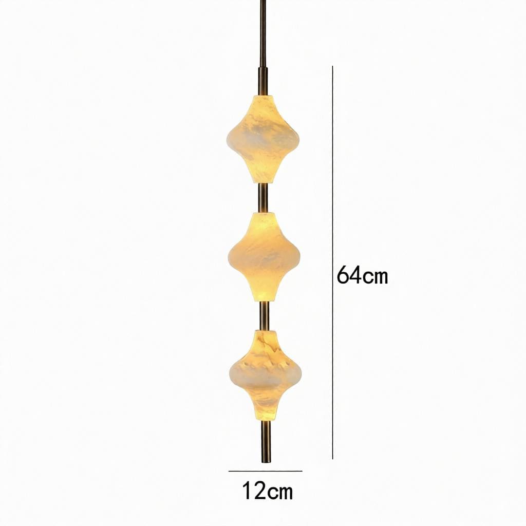Sylriaessa | Alabaster Chandelier - Detail View #8 | HomeCartel