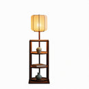 Noventha C | Integrated Shelf Floor Lamp