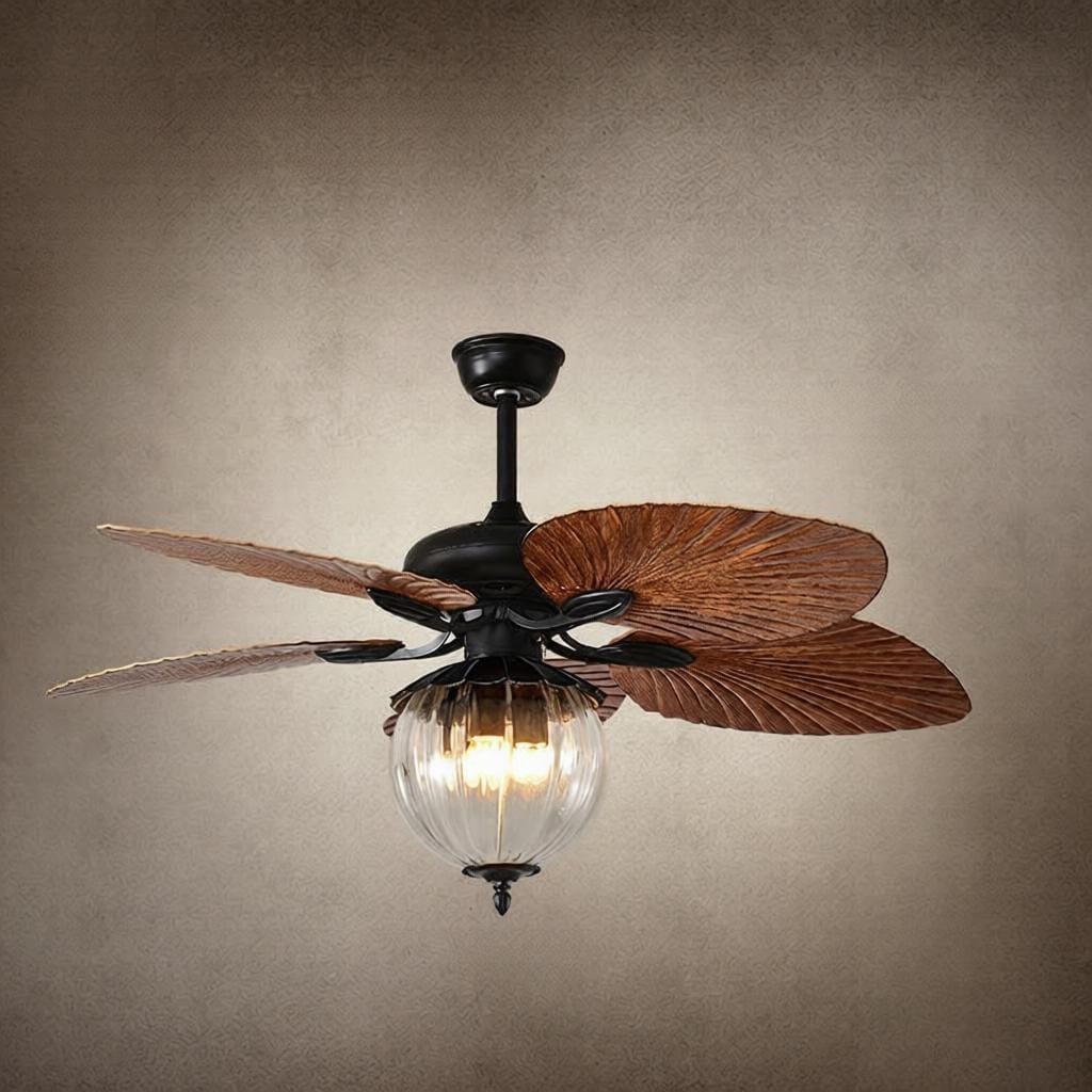 Aric Deux | Outdoor Lighted Ceiling Fan - Detail View #2 | HomeCartel