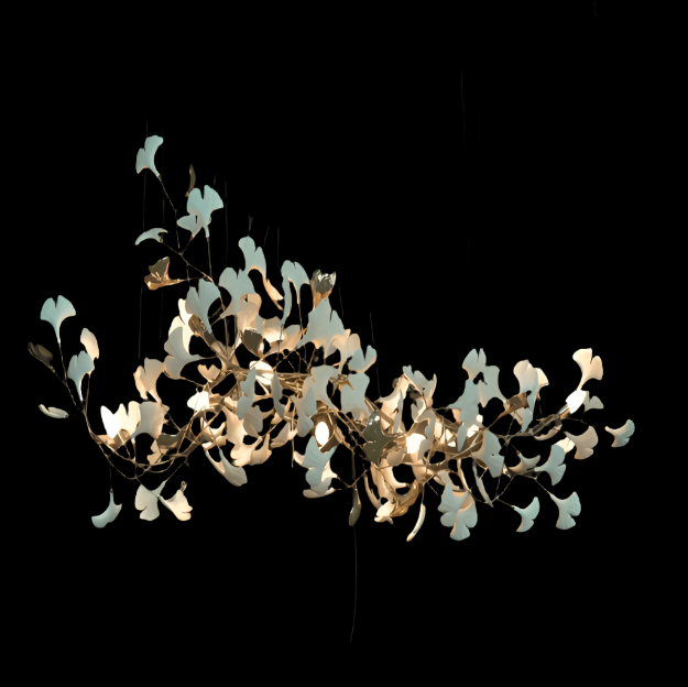 Svana Nouvelle Lin  | Modern Chandelier - Home Cartel ®