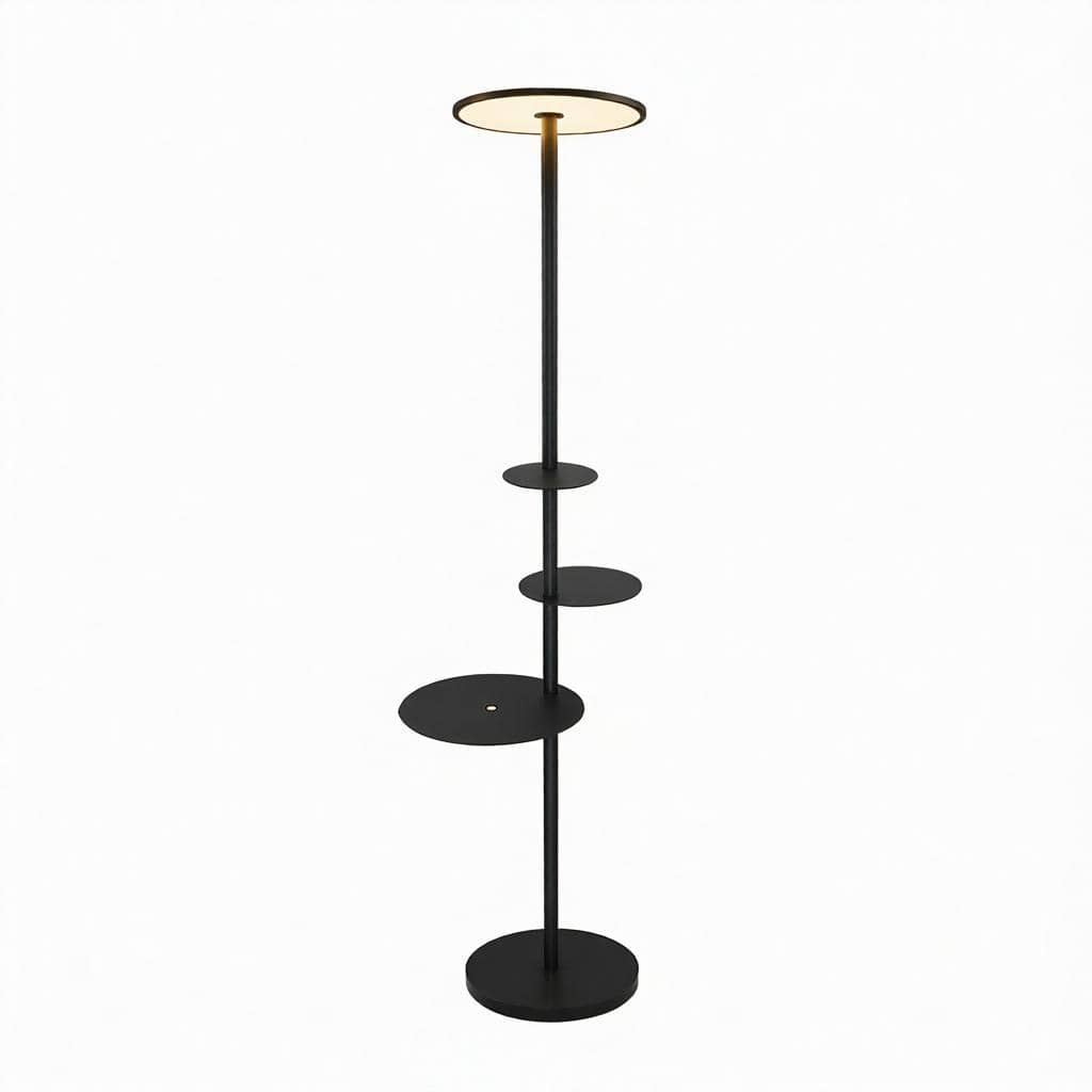 Synelle | Integrated Shelf Floor Lamp - Modern Floor Lamp | HomeCartel Philippines