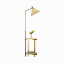 Jorevia | Integrated Shelf Floor Lamp