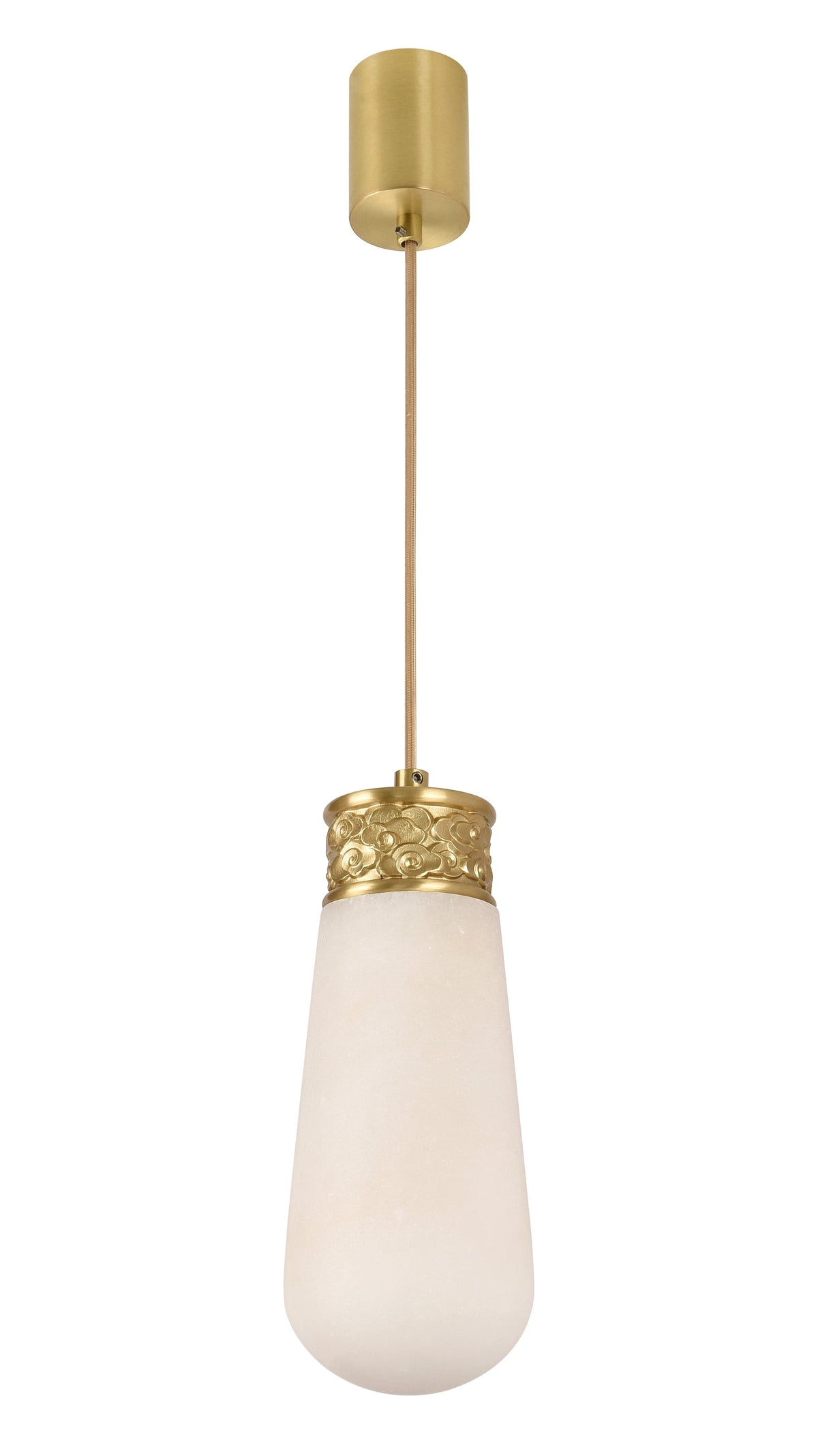 Serenwyn | Alabaster Pendant Light - Detail View #2 | HomeCartel