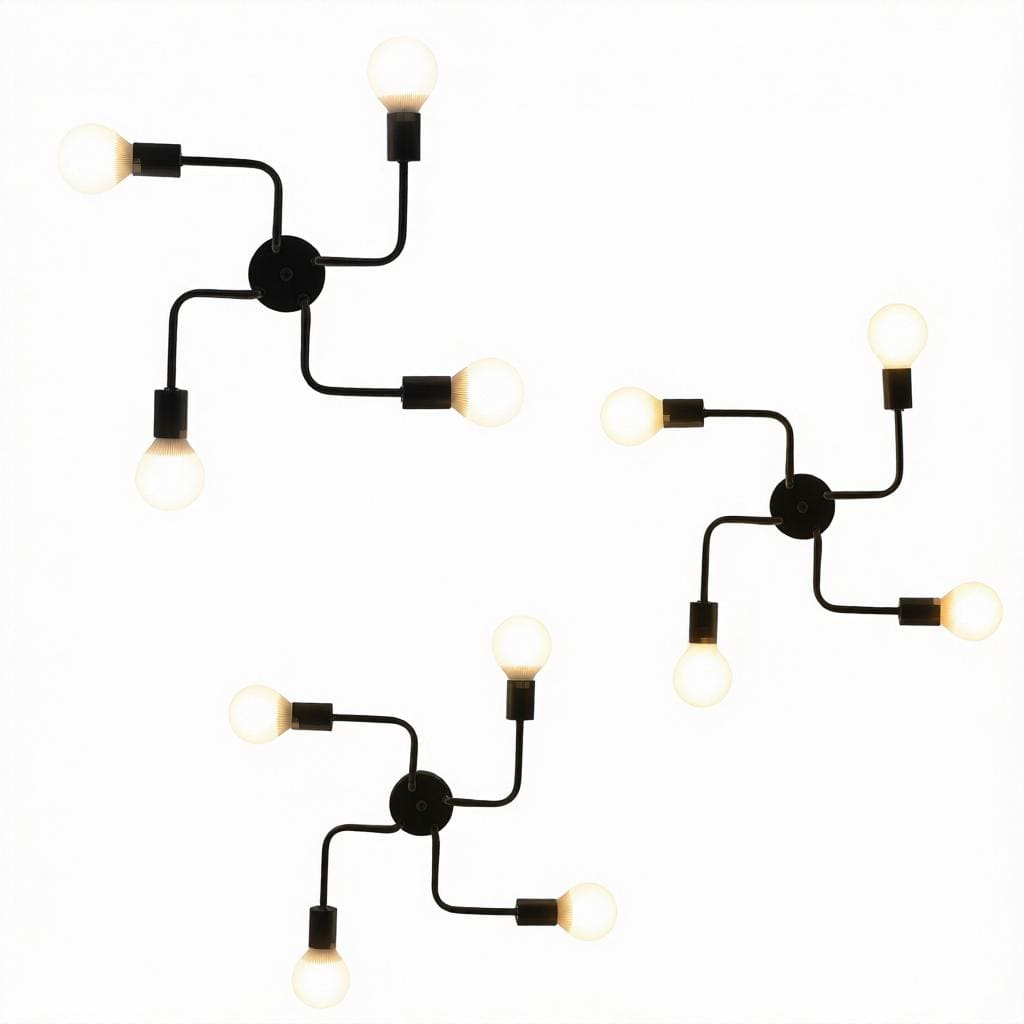 Vaeran | Semi Flush Mounted Light - Detail View #4 | HomeCartel