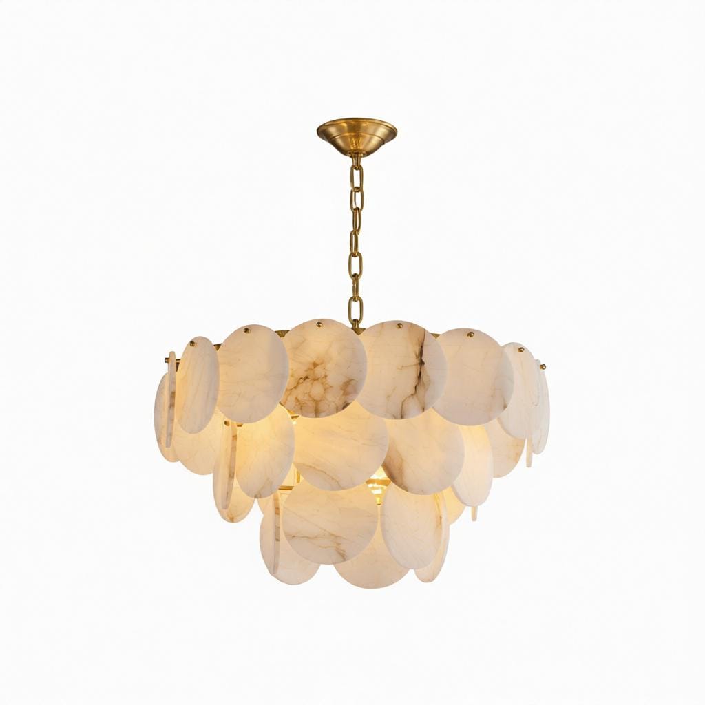 Elnoren B | Alabaster Chandelier - Detail View #3 | HomeCartel