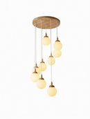 Illumena | Wood Cluster Chandelier