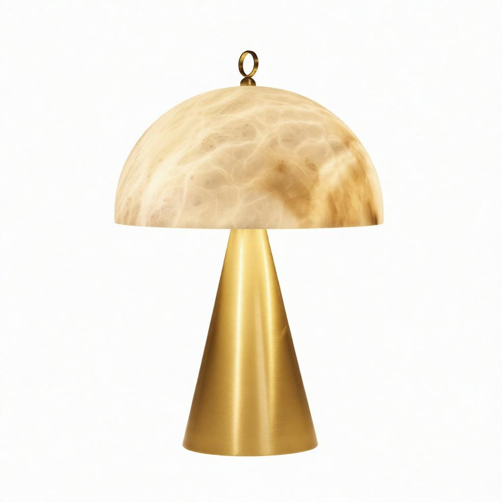 Ralnoral | Alabaster Table Lamp - Home Cartel ®