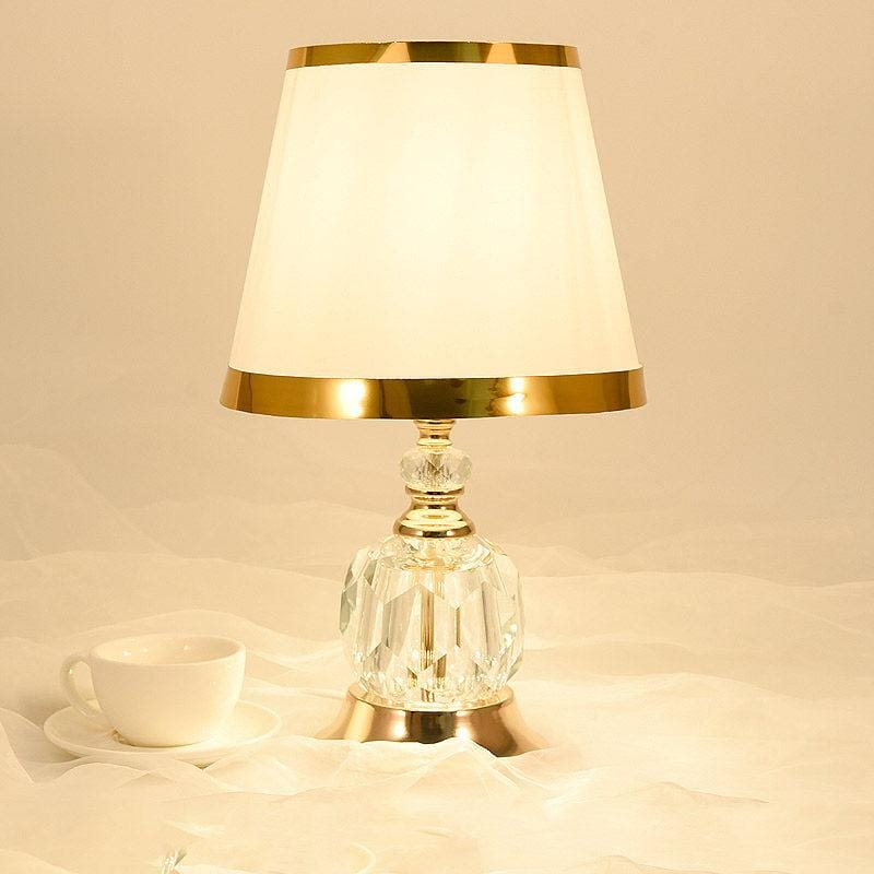 Faynelora | Crystal Table Lamp - Detail View #3 | HomeCartel