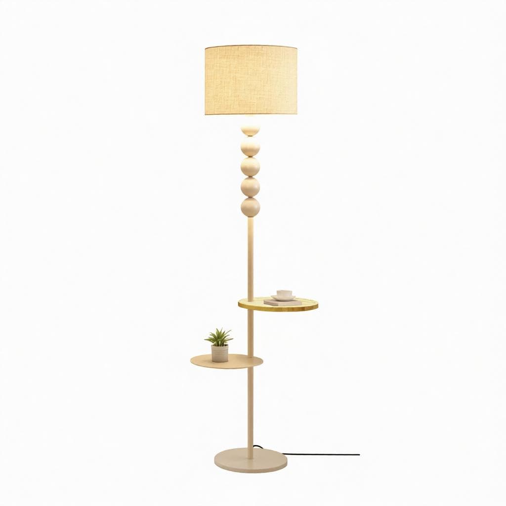Jyselle | Integrated Shelf Floor Lamp - Detail View #9 | HomeCartel