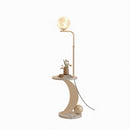Cresalyn | Integrated Shelf Floor Lamp