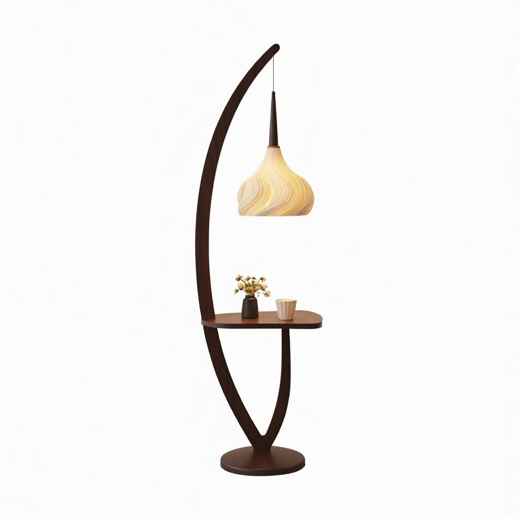 Ulmirae | Integrated Shelf Floor Lamp - Detail View #10 | HomeCartel
