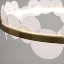 Baerum Rond | Frosted Glass Chandelier