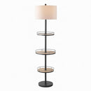Lysorelle | Integrated Shelf Floor Lamp