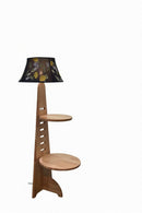 Melvarae | Integrated Shelf Floor Lamp