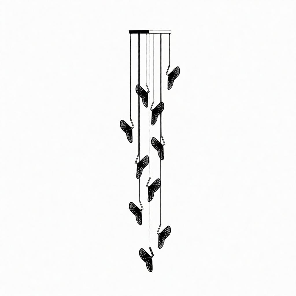 Halius | Rattan Cluster Chandelier - Detail View #8 | HomeCartel