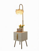 Kylora | Integrated Shelf Floor Lamp